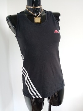 ADIDAS sportowa bluzka top czarna Climalite S 36