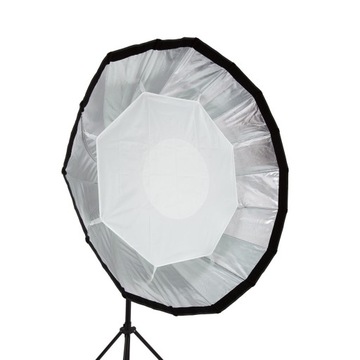 Восьмиугольный софтбокс + решетка 120 см, шестигранное крепление Bowens + КРЫШКА