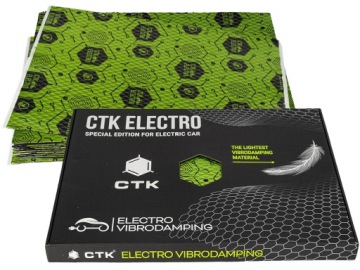 Ctk Electro 3.0 Box Odhlučňovací, Tlumící podložka 3 mm 12 Ks 2,2 m2 Butyl
