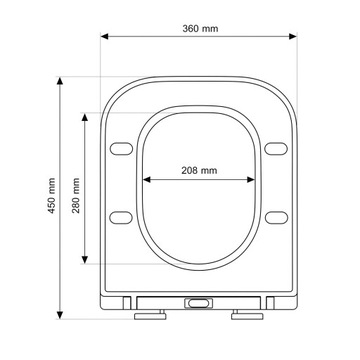СИДЕНЬЕ ДЛЯ УНИТАЗА ДЮРОПЛАСТ МЕДЛЕННО ЗАКРЫВАЮЩЕЕСЯ ЖЕСТКОСЪЕМНОЕ БЕЛОЕ BELO