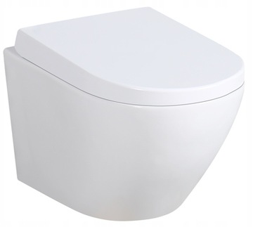 MISKA WISZĄCA WC DESKA WO RIMLESS BEZKOŁNIERZA