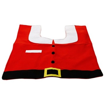 НАБОР ДЛЯ ВАННОЙ ТУАЛЕТА ВАННАЯ КОМНАТА РОЖДЕСТВО САНТА-КЛАУС ПОКРЫТИЕ КОВЕР