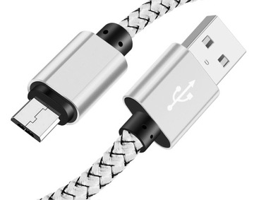KABEL MICRO USB SZYBKIE ŁADOWANIE NYLON QC 3.0 2A