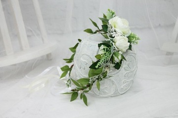 Свадебный венок для причастия, цветочное украшение для волос