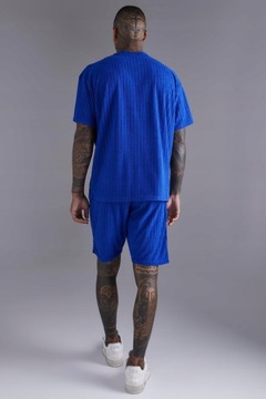 T-SHIRT SPODENKI COBALT QD2 NG6__L BOOHOOMAN DRESY KOMPLET ZESTAW
