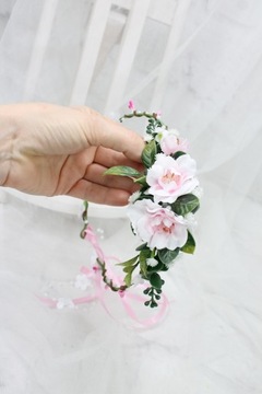 Свадебный венок для причастия, нежное украшение для волос