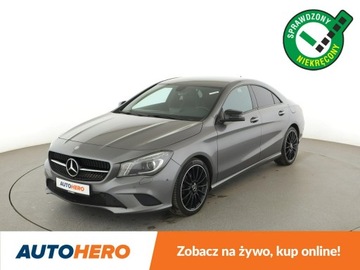 Mercedes CLA C117 Coupe 1.6 200 156KM 2014 Mercedes CLA 200 skóra navi klima full LED kamera