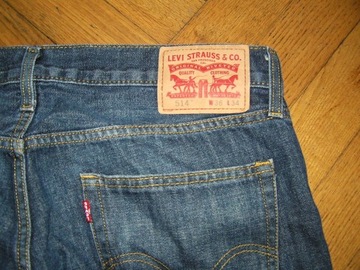 LEVI"S LEVIS STRAUSS 514 W36 L34 IDEAŁ