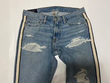 ABERCROMBIE FITCH SLIM MĘSKIE SPODNIE JEANSY W31 L32