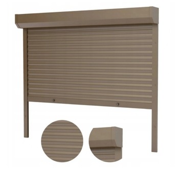 Накладные деревянные рольставни, электродвигатель