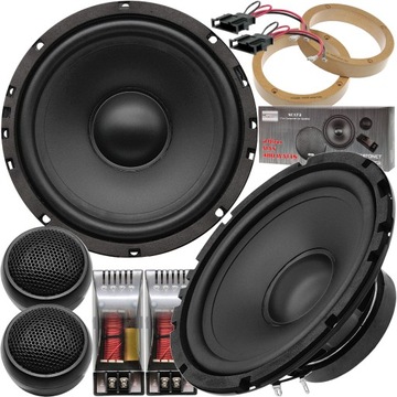 GŁOŚNIKI SAMOCHODOWE SYSTEM 165MM DO VW GOLF 5 POLO 4 SCIROCCO GOLF 6