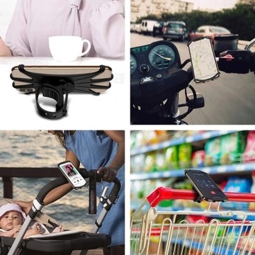 ДЕРЖАТЕЛЬ ДЛЯ ТЕЛЕФОНА, РУЛЬ ВЕЛОСИПЕДА, СИЛИКОНОВЫЙ, РЕГУЛИРУЕМЫЙ