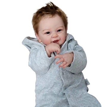 Uzdrawiający uśmiech Reborn Doll chłopiec 52cm