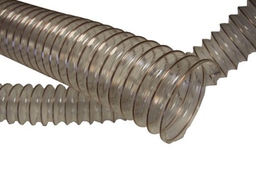 Rura spiro podajnik na pellet Ø76mm 1mb harmonijka