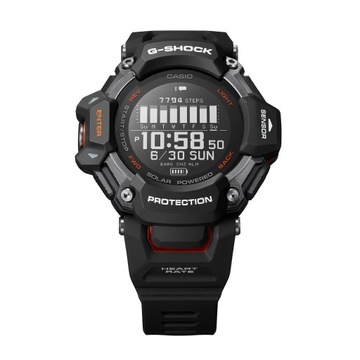 Czarny sportowy zegarek Casio G-SHOCK SMARTWATCH GBD-H2000 GPS + gratis