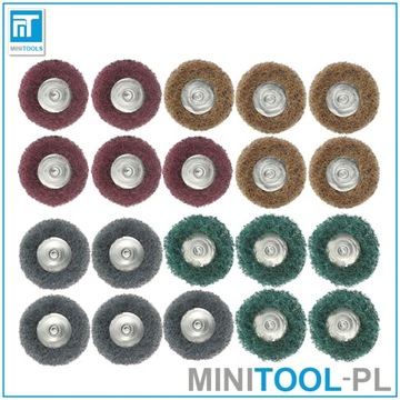 Щетки Minitool 20 шт для мини-шлифовальных машин Dremel