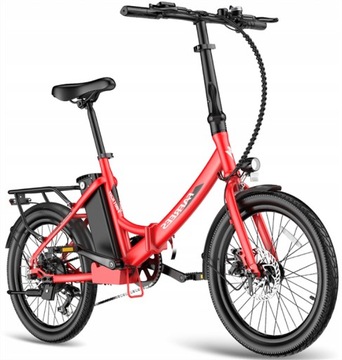 rower elektryczny Składany FAFREES 250W 110km 20“