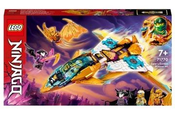 KLOCKI LEGO NINJAGO ZŁOTY SMOCZY ODRZUTOWIEC ZANE'A 258 ELEMENTÓW