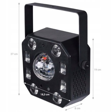 Light4me Turbo Flower Disco светодиодный эффект парка UV Ball