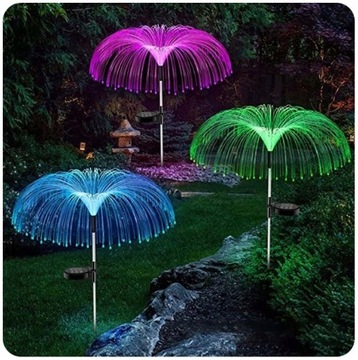 2 SZT LAMPA SOLARNA OGRODOWA MEDUZA LAMPKA