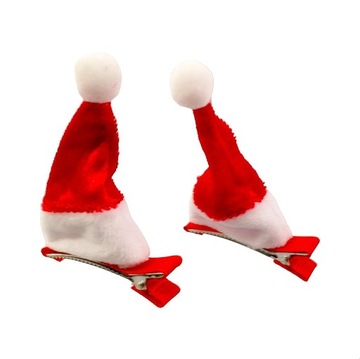 Шапка Деда Мороза Заколки для волос