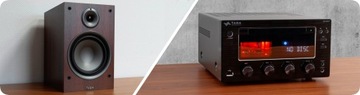 Стереосистема TAGA TAV-807B HTR1000CD, лампы орех