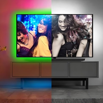 ВОДОНЕПРОНИЦАЕМАЯ СВЕТОДИОДНАЯ ЛЕНТА SMD 5M RGB ЦВЕТНАЯ + ДИСТАНЦИОННОЕ УПРАВЛЕНИЕ