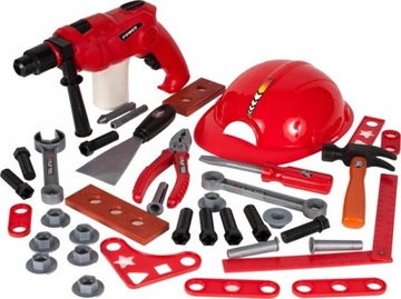 КОРОБКА + НАБОР ИНСТРУМЕНТОВ ДЛЯ ДЕТСКОЙ МАСТЕРСКОЙ