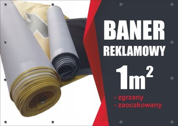 Baner reklamowy reklama banery reklamowe druk 1m2
