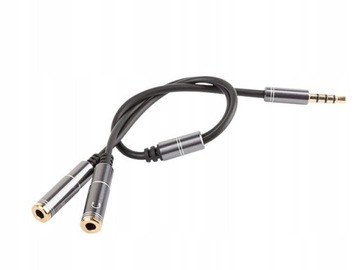 4-КОНТАКТНЫЙ АДАПТЕР MINI JACK 3.5 ДЛЯ СМАРТ-НОУТБУКА PS4