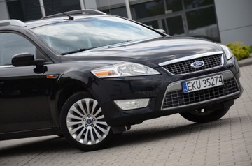 Ford Mondeo IV Kombi 2.0 Duratec Flexifuel 145KM 2009 CZARNE ZAREJESTROWANE 2.0i 145KM SERWIS TITANIUM NAVI CONVERS+ 2xParktronik, zdjęcie 15