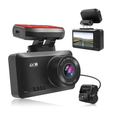 kamera samochodowa 4K Wifi GPS Matryca SONY DUAL