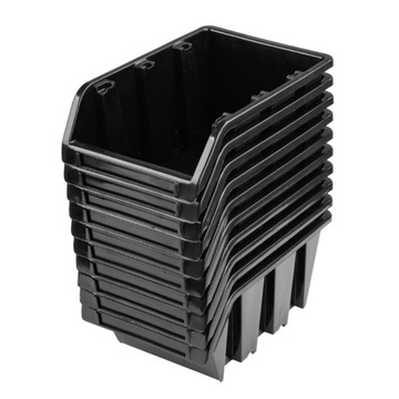Pojemniki Warsztatowe | Zestaw 10 szt. NP12 BLACK