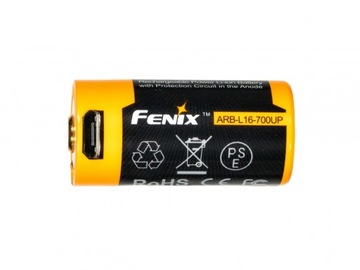 Akumulator Fenix USB ARB-L16UP 16340 RCR123 700mAh