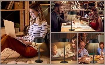 НОЧНАЯ ЛАМПА, НАСТОЛЬНАЯ ЛАМПА НА АККУМУЛЯТОРАХ, БЕСПРОВОДНАЯ