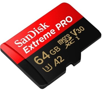 Карта microSD EXTREME PRO 64 ГБ 170/U3 A2 (январь 2024 г.)