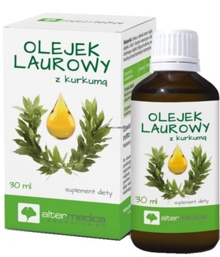 OLEJ OLEJEK LAUROWY Z KURKUMĄ 30 ml