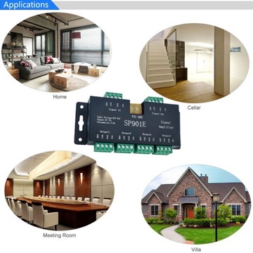 SP901E DC5-24V 4-канальный усилитель сигнала g усилитель