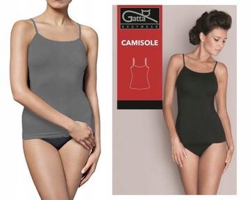 Koszulka na ramiączkach Gatta CAMISOLE szara L