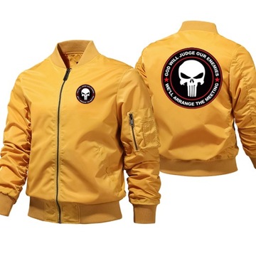 Skull Bomebr Jacket Men Winter Windproof Ma-1 Air