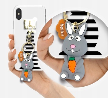 Etui KRÓLIK wisior 3D do Xiaomi Redmi 12C