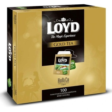 Herbata LOYD GOLD CZARNA w saszetkach 100szt