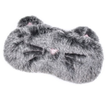 МАСКА ДЛЯ СПЯ, серая, повязка CAT для самолета