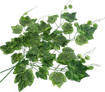 ЛИСТЬЯ ВИНОГРАДНЫЕ ЛИСТЬЯ ВЕТКА ВИНОГРАДА 75см