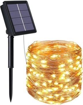 flintronic SOLARNA GIRLANDA świetlna zewnętrzna LAMPKI