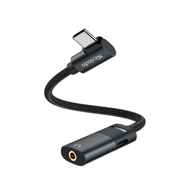 MCDODO АДАПТЕР USB-C MINI JACK 3,5 ММ АДАПТЕР AUX КАБЕЛЬ ДЛЯ SAMSUNG DAC