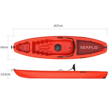 ОДИНОЧНЫЙ КАЯК SEAFLO RED - 04986