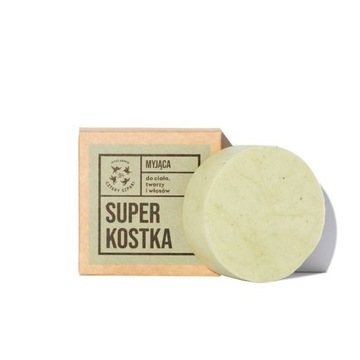 4 Szpaki Superkostka myjąca do ciała twarzy i włosów, 75g
