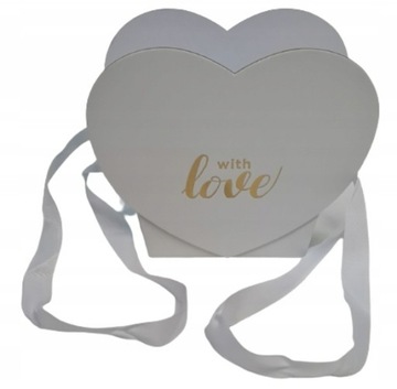 FLOWER BOX SERCE Pudełko OTWARTE Torebka KOLORY