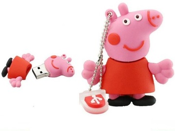 PENDRIVE USB SZYBKI FLASH DRIVE ULTRA PAMIĘĆ ZAWIESZKA PREZENT PEPPA 16GB